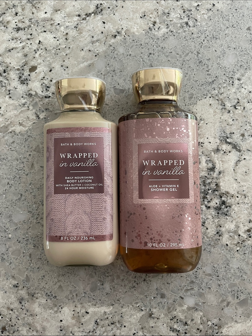Bath & Body Works Wrapped in Vanilla Lotion & Shower Gel